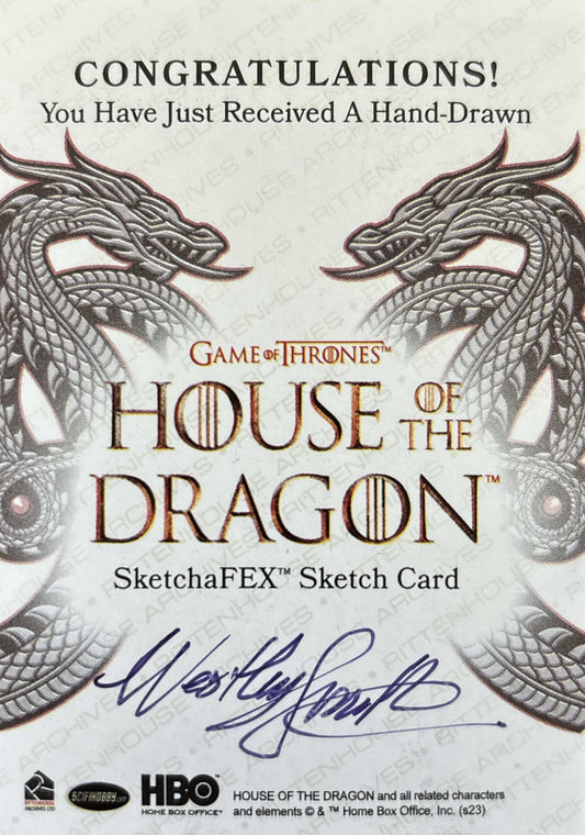 Modell von König Viserys - Sketch Karte (House of the Dragon Season One)