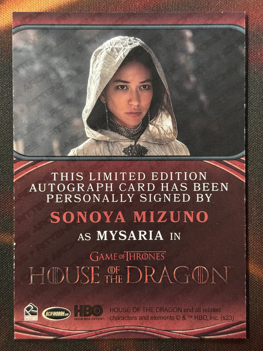 Sonoya Mizuno Bordered Autogramm - House of the Dragon Season One