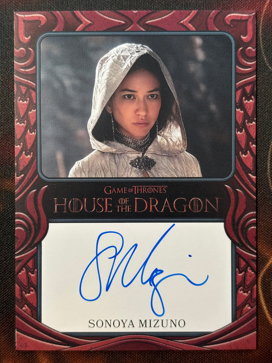 Sonoya Mizuno Bordered Autogramm - House of the Dragon Season One