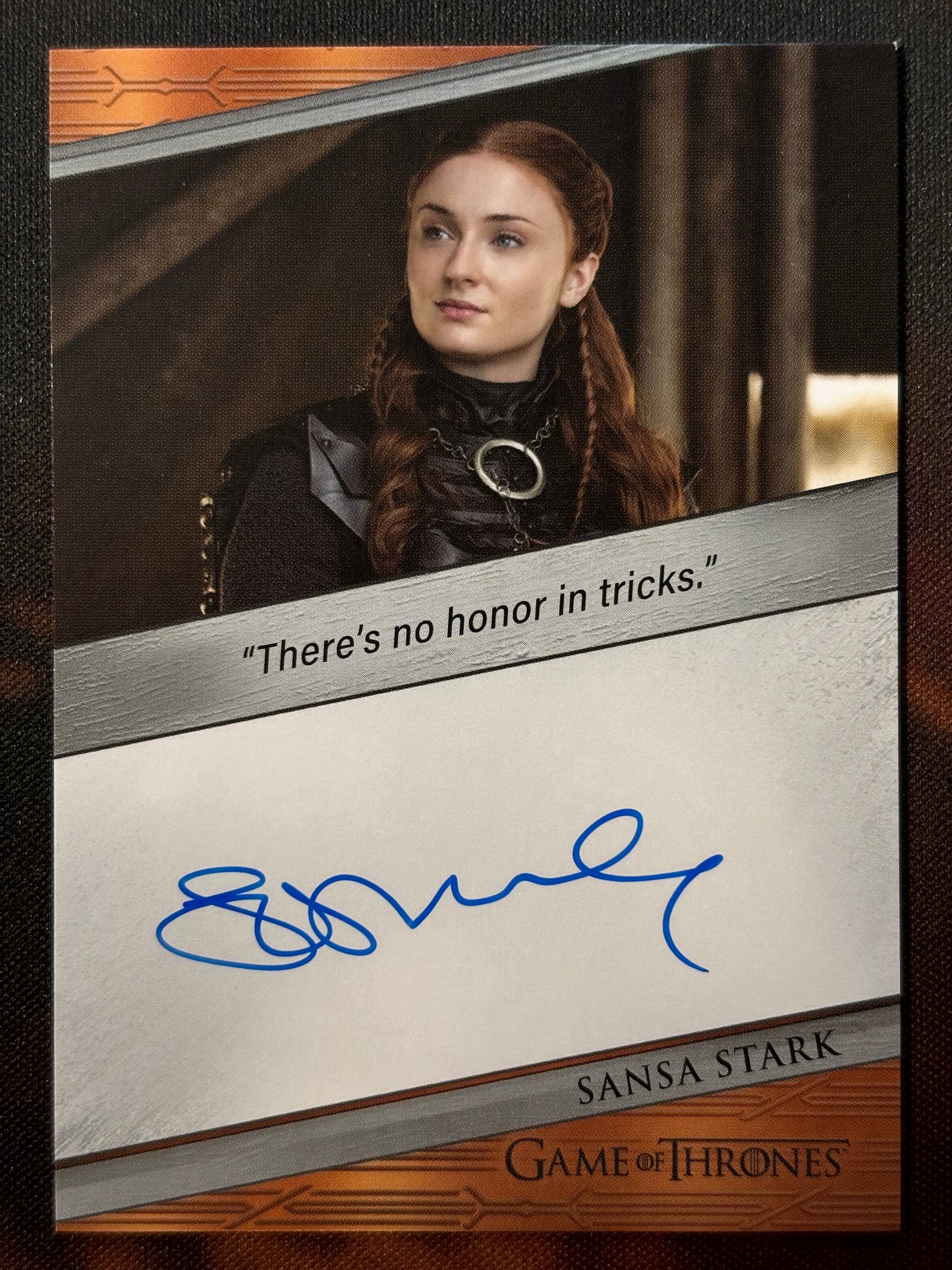 Sophie Turner Quoted Autogramm - Game of Thrones Legends of the Realm