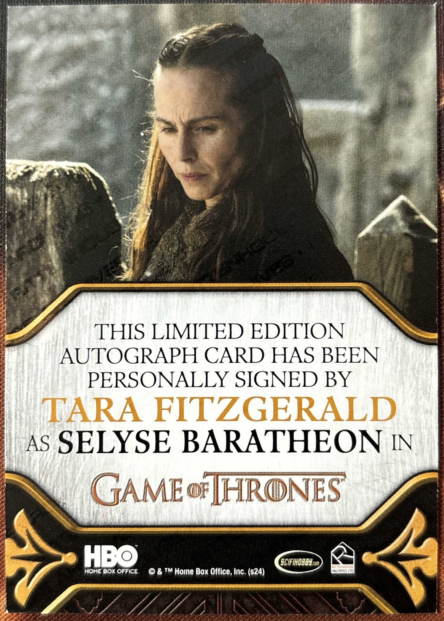 Tara Fitzgerald Legacy Autogramm - Game of Thrones Legends of the Realm