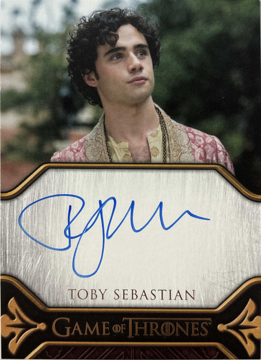 Toby Sebastian Legacy Autogramm - Game of Thrones Legends of the Realm