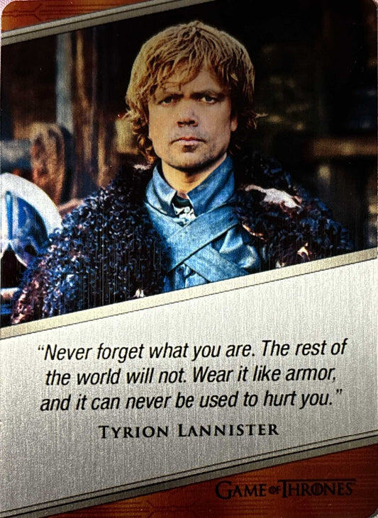 Expressions Tyrion Lannister E1 (Metall) - Game of Thrones Iron Anniversary 1 (1)