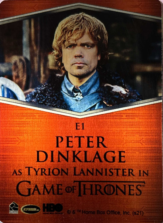 Expressions Tyrion Lannister E1 (Metall) - Game of Thrones Iron Anniversary 1 (1)