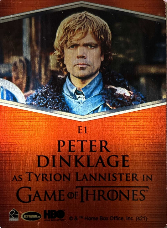 Expressions Tyrion Lannister E1 (Metall) - Game of Thrones Iron Anniversary 1 (2)
