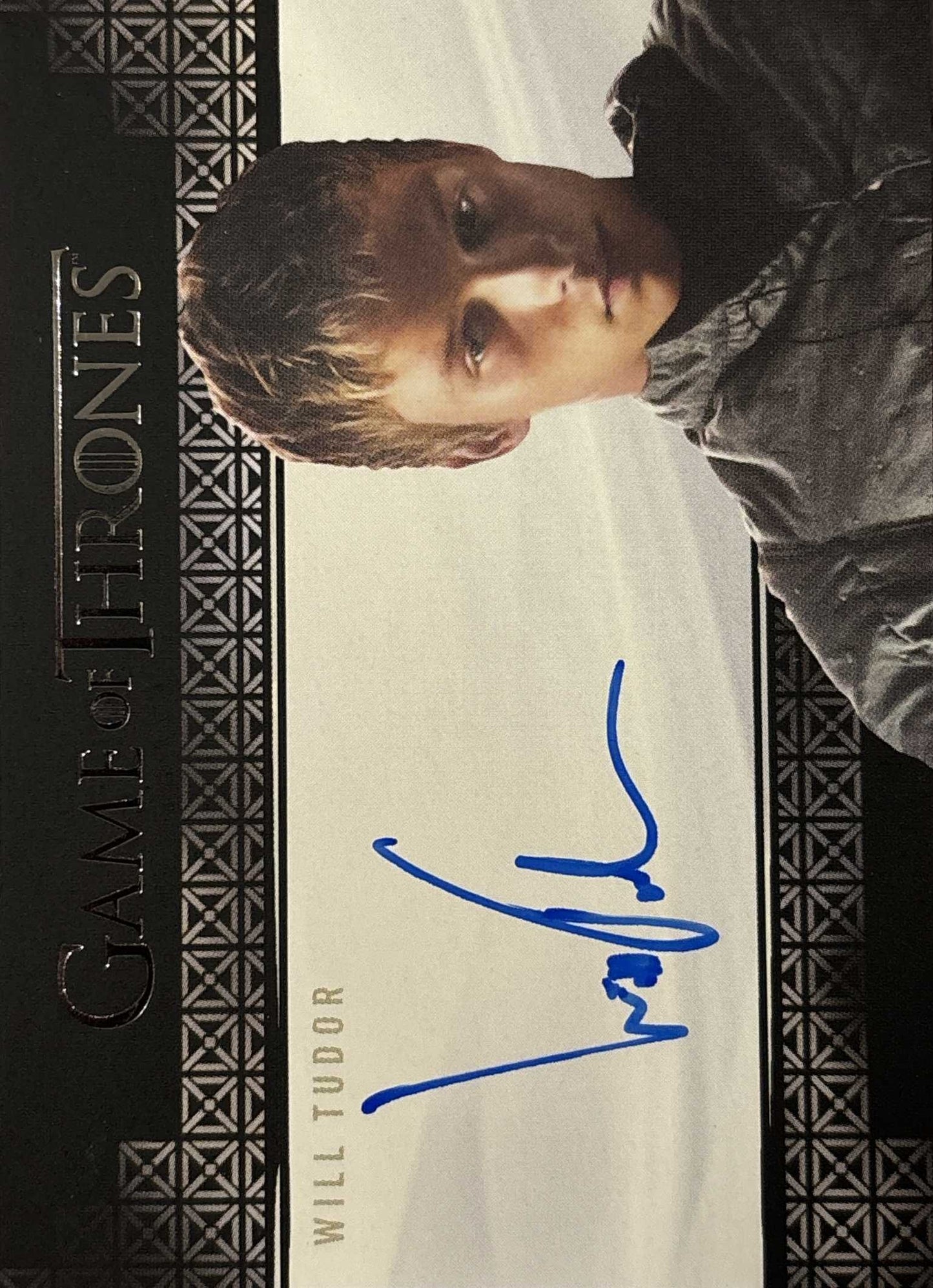 Will Tudor Valyrian Steel Autograph - Game of Thrones Season 7 Trading Cards